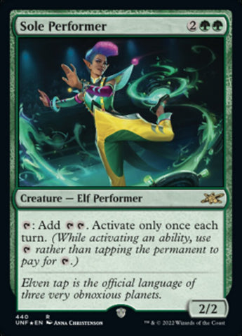 Sole Performer (Galaxy Foil) [Unfinity] - The Mythic Store | 24h Order Processing