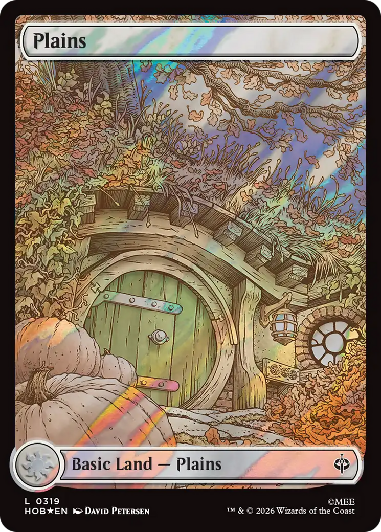 Plains (0319) (Surge Foil) [The Hobbit] - The Mythic Store | 24h Order Processing