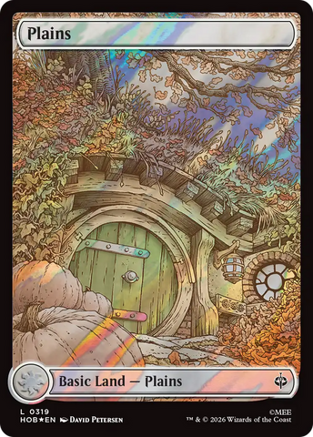 Plains (0319) (Surge Foil) [The Hobbit] - The Mythic Store | 24h Order Processing