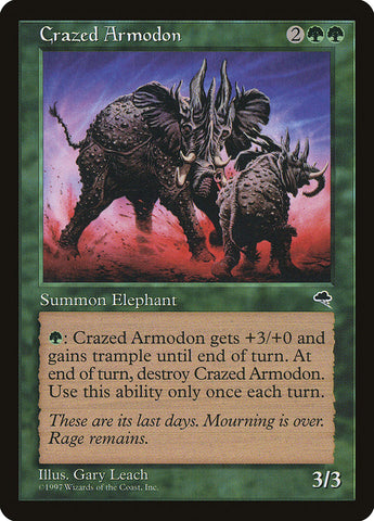 Crazed Armodon [Tempest] - The Mythic Store | 24h Order Processing