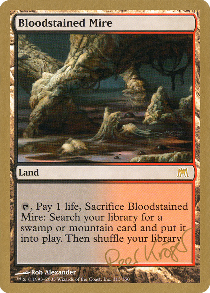 Bloodstained Mire (Peer Kroger) [World Championship Decks 2003] - The Mythic Store | 24h Order Processing