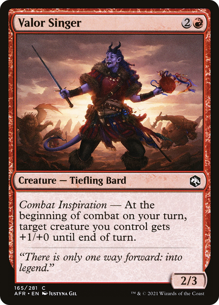 Valor Singer [Dungeons & Dragons: Adventures in the Forgotten Realms] - The Mythic Store | 24h Order Processing