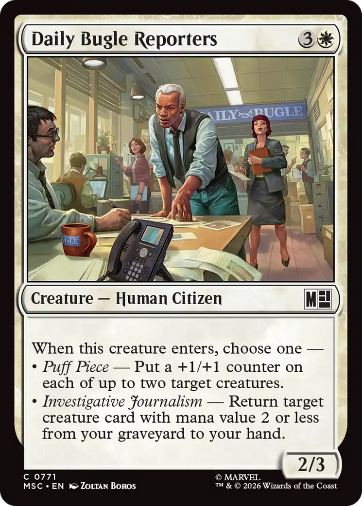 Daily Bugle Reporters [Marvel Super Heroes Commander] - The Mythic Store | 24h Order Processing