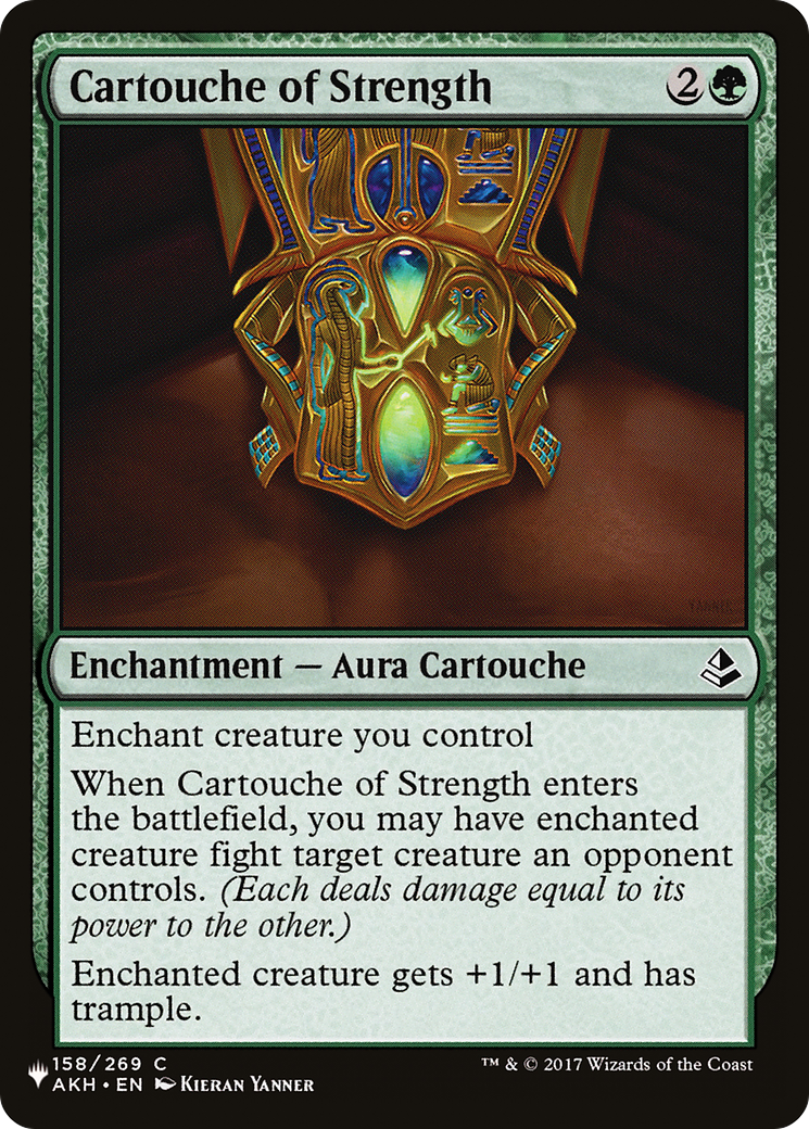 Cartouche of Strength [The List] - The Mythic Store | 24h Order Processing