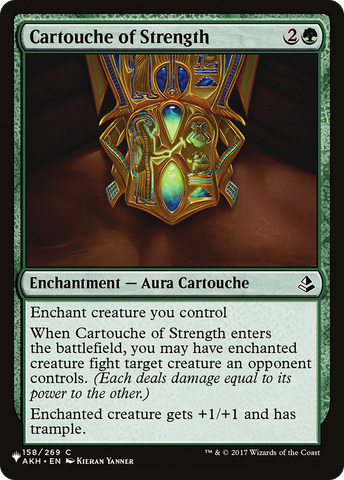 Cartouche of Strength [The List] - The Mythic Store | 24h Order Processing