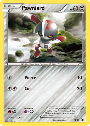 Pawniard (19/39) [XY: Kalos Starter Set] - The Mythic Store | 24h Order Processing