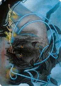 Bind the Monster Art Card (Gold-Stamped Signature) [Kaldheim Art Series] - The Mythic Store | 24h Order Processing