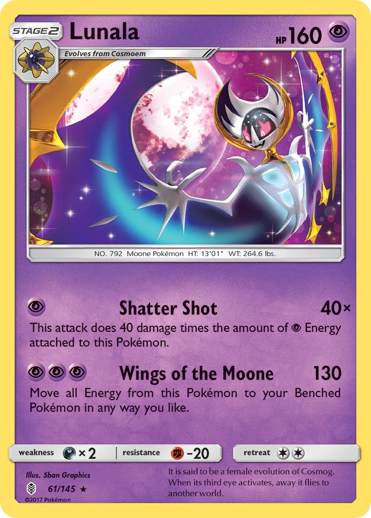 Lunala (61/145) (Theme Deck Exclusive) [Sun & Moon: Guardians Rising] - The Mythic Store | 24h Order Processing