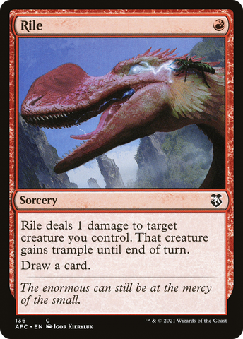 Rile [Dungeons & Dragons: Adventures in the Forgotten Realms Commander] - The Mythic Store | 24h Order Processing