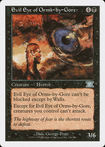 Evil Eye of Orms-by-Gore [Classic Sixth Edition] - The Mythic Store | 24h Order Processing