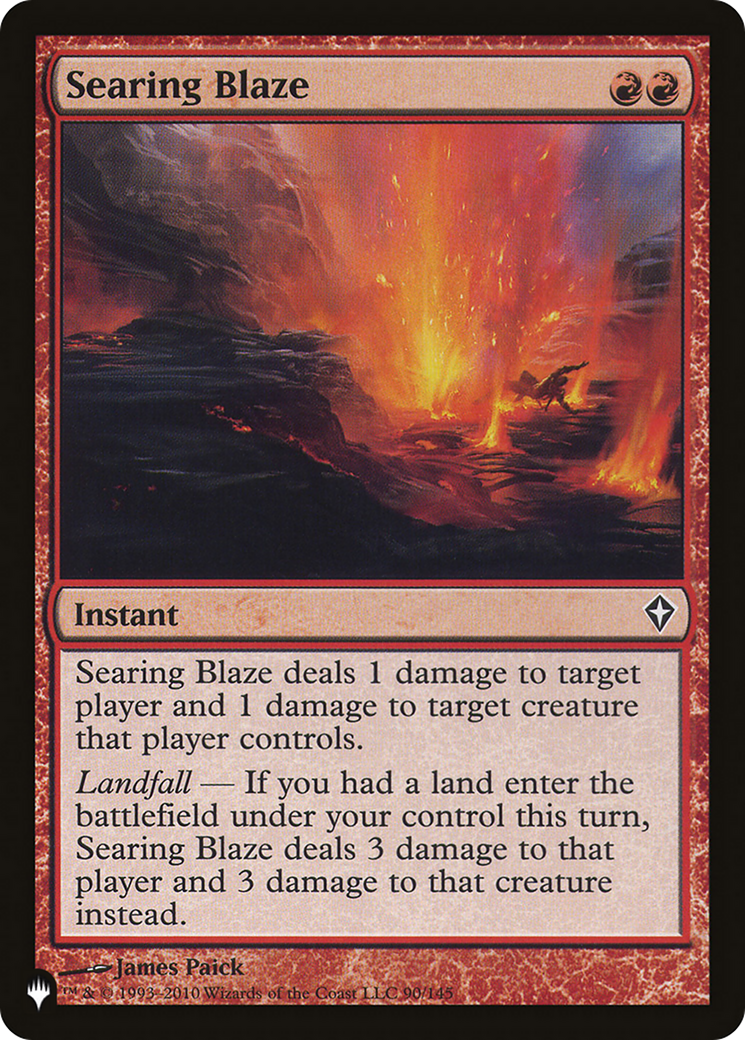 Searing Blaze [The List] - The Mythic Store | 24h Order Processing