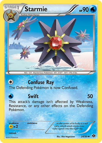 Starmie (24/99) [Black & White: Next Destinies] - The Mythic Store | 24h Order Processing