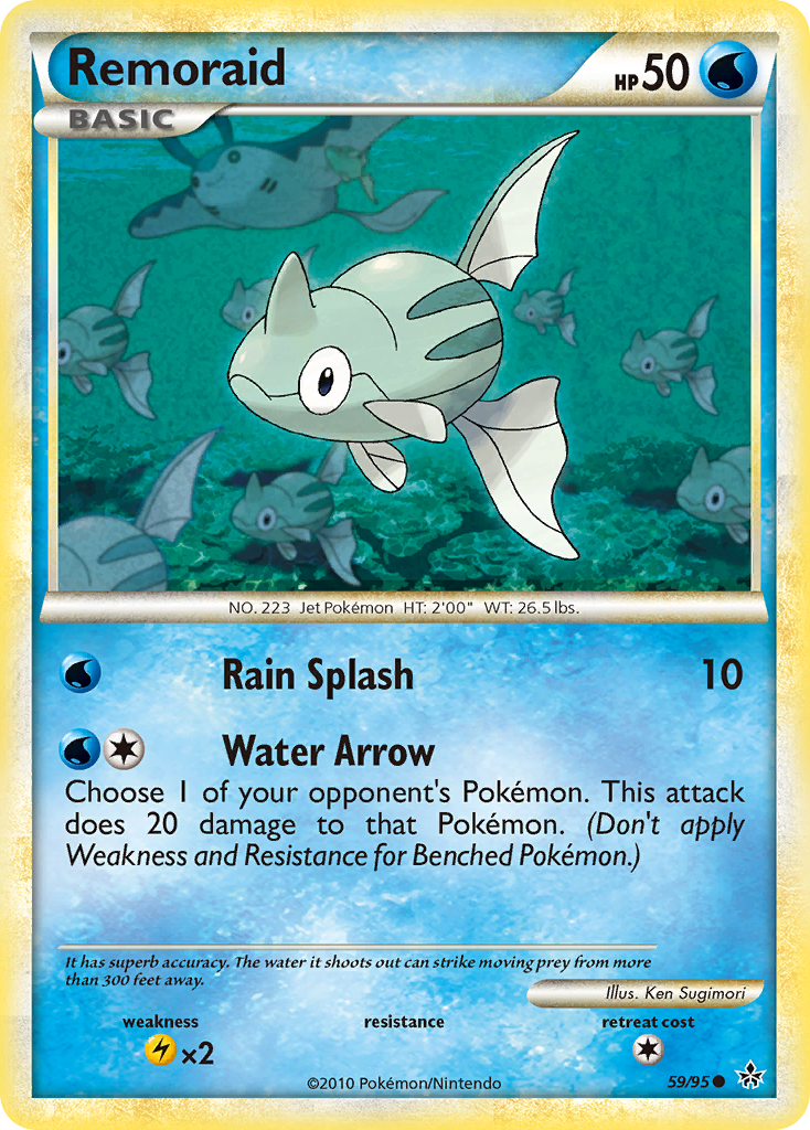 Remoraid (59/95) [HeartGold & SoulSilver: Unleashed] - The Mythic Store | 24h Order Processing