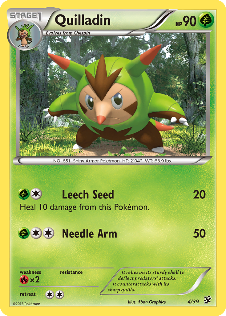 Quilladin (4/39) [XY: Kalos Starter Set] - The Mythic Store | 24h Order Processing