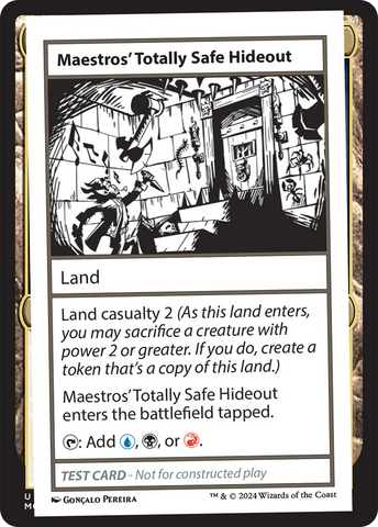 Maestros' Totally Safe Hideout [Mystery Booster 2 Playtest Cards] - The Mythic Store | 24h Order Processing