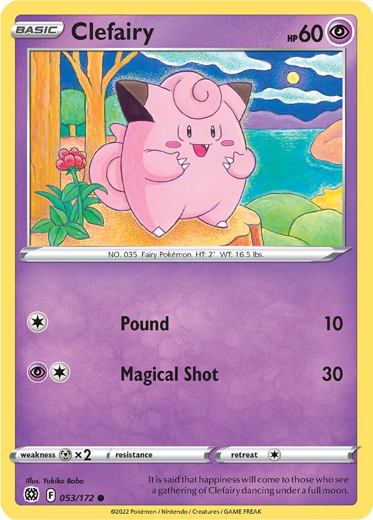 Clefairy (053/172) [Sword & Shield: Brilliant Stars] - The Mythic Store | 24h Order Processing
