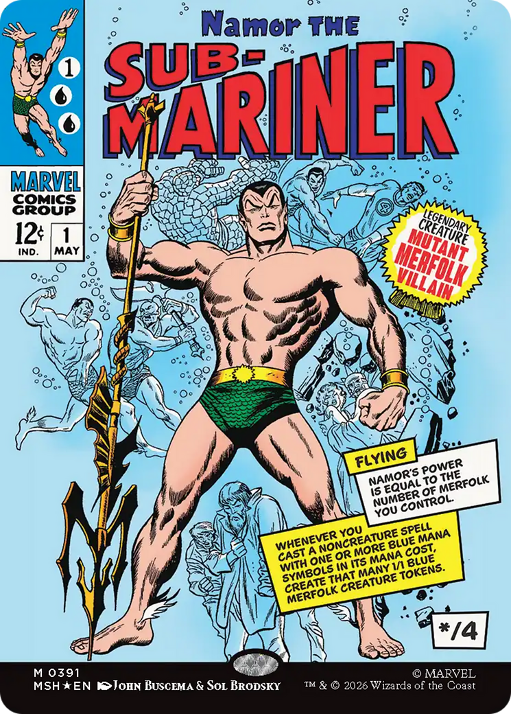Namor The Sub-Mariner (Borderless) [Marvel Super Heroes] - The Mythic Store | 24h Order Processing