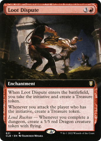 Loot Dispute (Extended Art) [Commander Legends: Battle for Baldur's Gate] - The Mythic Store | 24h Order Processing
