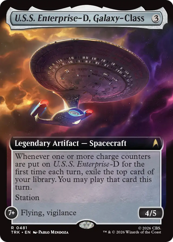 U.S.S. Enterprise-D, Galaxy-Class (Extended Art) [Star Trek] - The Mythic Store | 24h Order Processing