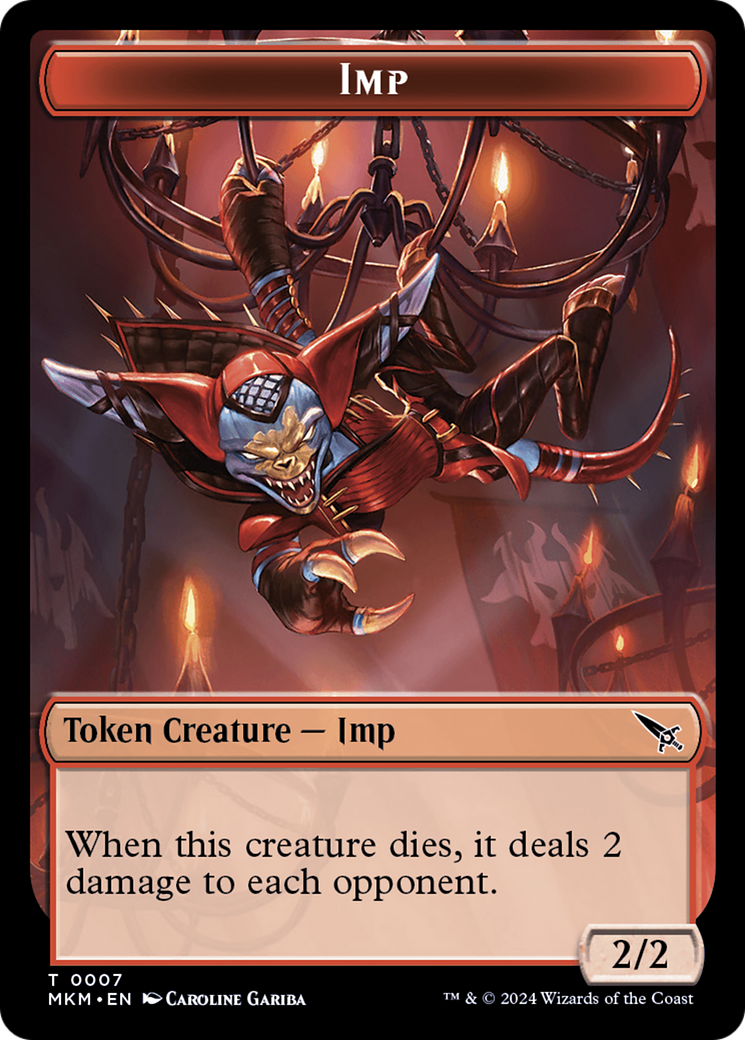 Thopter (0020) // Imp Double-Sided Token [Murders at Karlov Manor Tokens] - The Mythic Store | 24h Order Processing