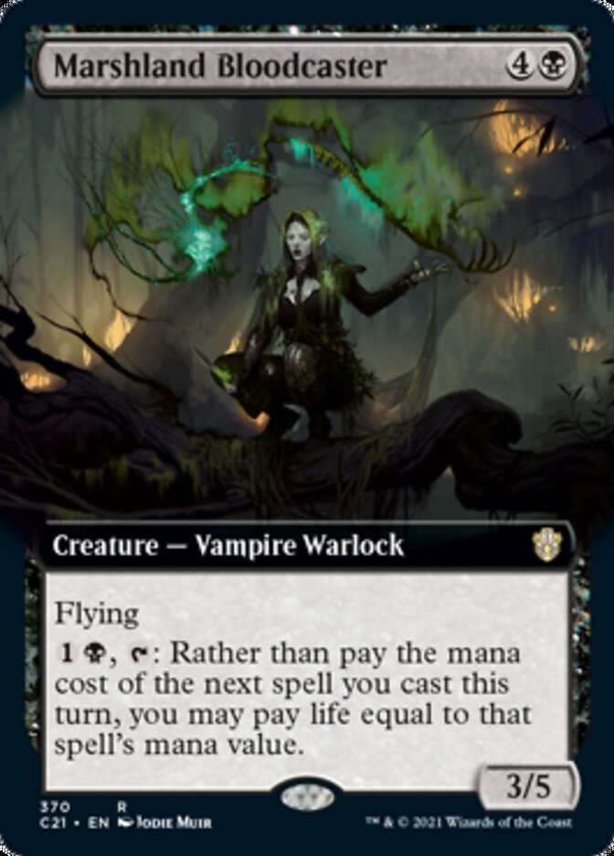 Marshland Bloodcaster (Extended Art) [Commander 2021] - The Mythic Store | 24h Order Processing