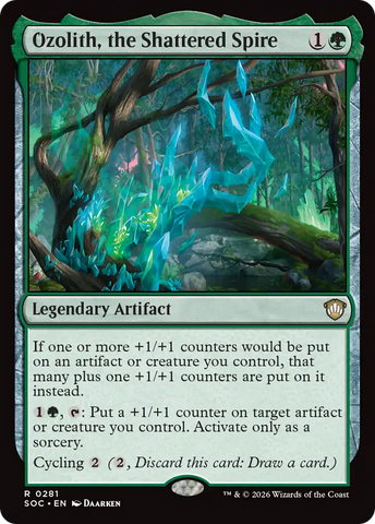 Ozolith, the Shattered Spire [Secrets of Strixhaven Commander] - The Mythic Store | 24h Order Processing