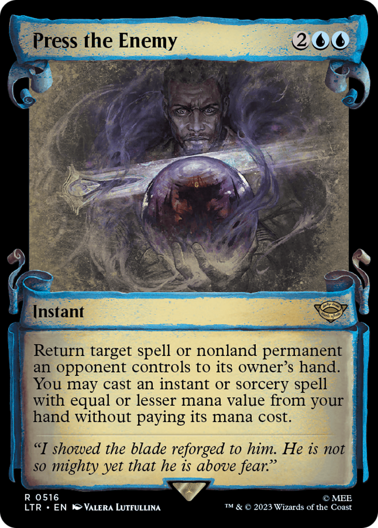 Press the Enemy [The Lord of the Rings: Tales of Middle-Earth Showcase Scrolls] - The Mythic Store | 24h Order Processing