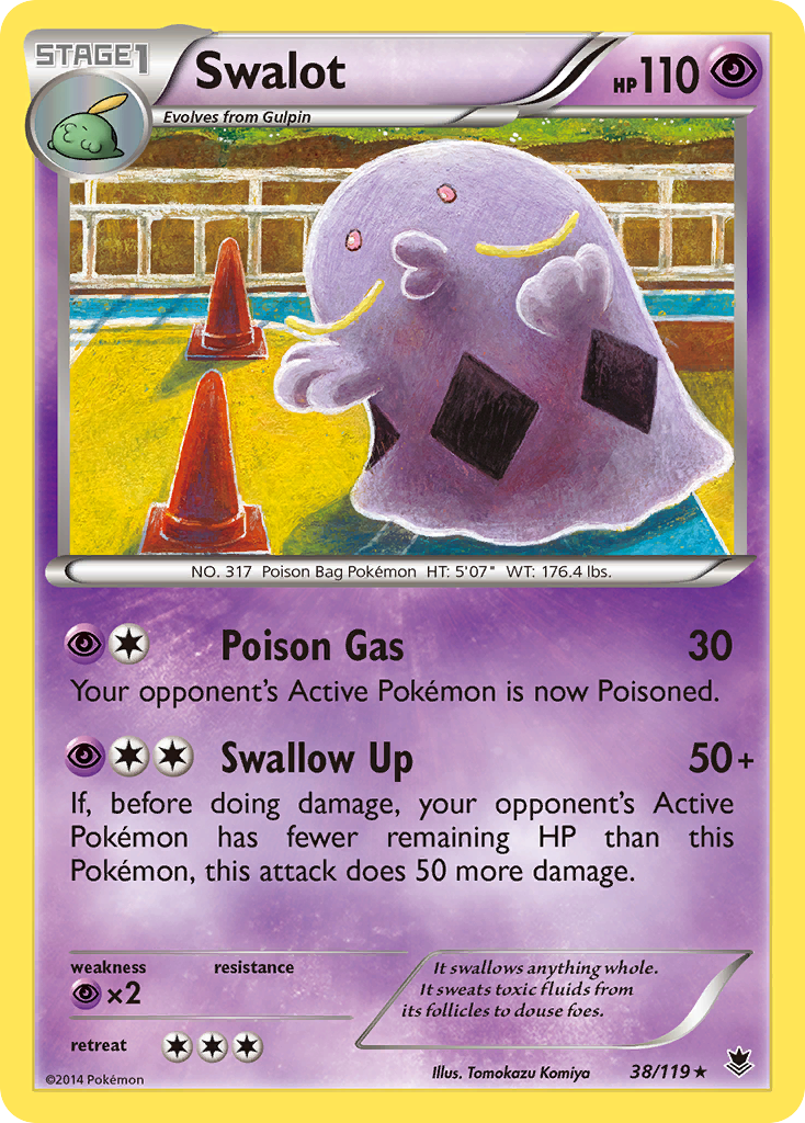 Swalot (38/119) [XY: Phantom Forces] - The Mythic Store | 24h Order Processing