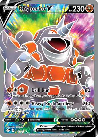 Rhyperior V (181/189) [Sword & Shield: Darkness Ablaze] - The Mythic Store | 24h Order Processing
