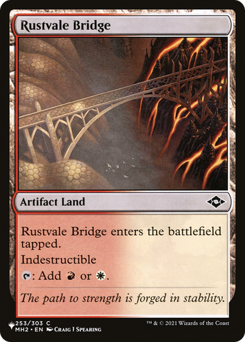 Rustvale Bridge [The List] - The Mythic Store | 24h Order Processing