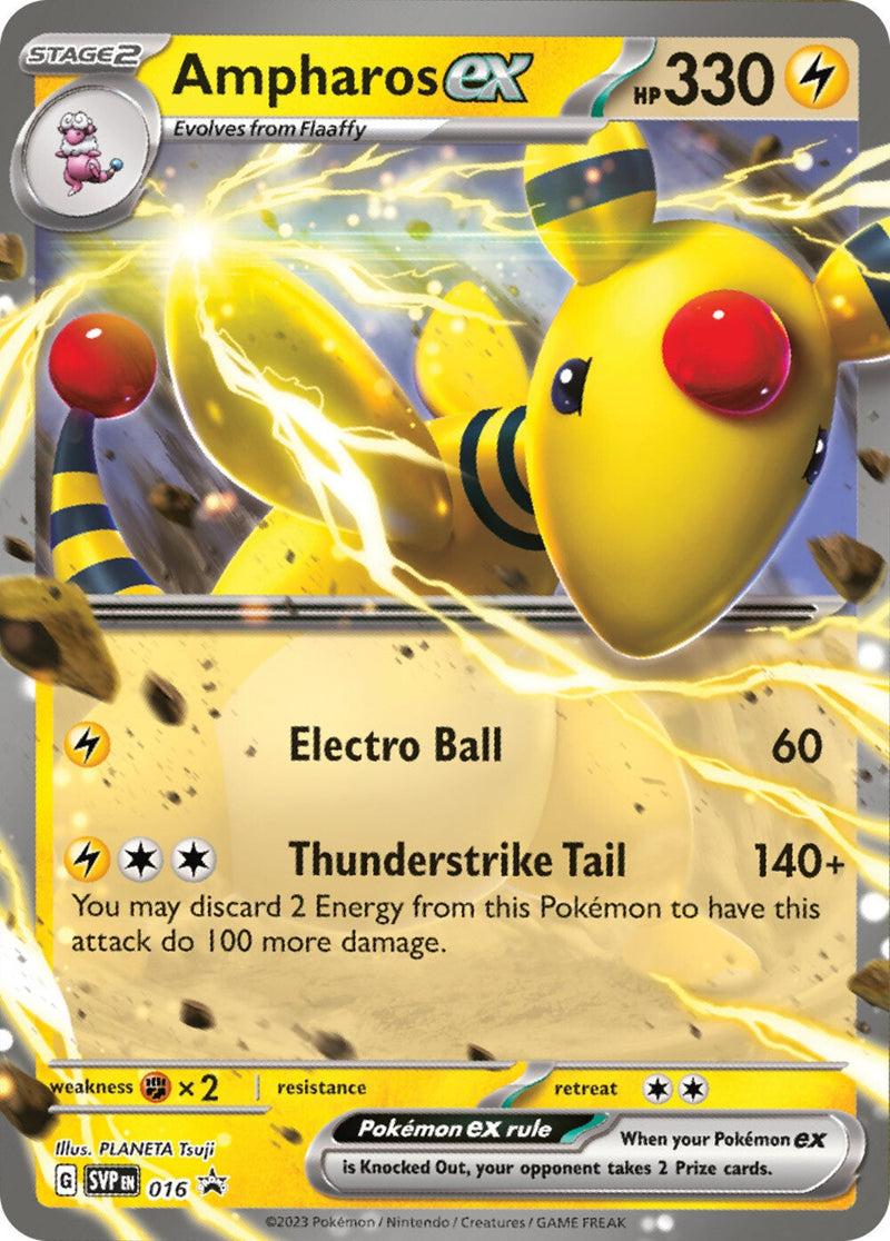 Ampharos ex (016) [Scarlet & Violet: Black Star Promos] - The Mythic Store | 24h Order Processing