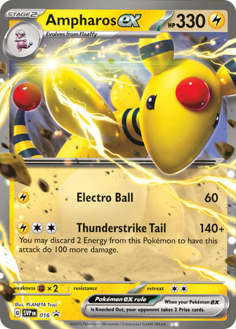 Ampharos ex (016) [Scarlet & Violet: Black Star Promos] - The Mythic Store | 24h Order Processing