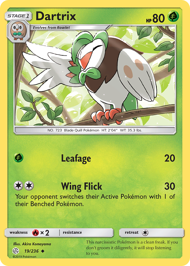 Dartrix (19/236) [Sun & Moon: Cosmic Eclipse] - The Mythic Store | 24h Order Processing