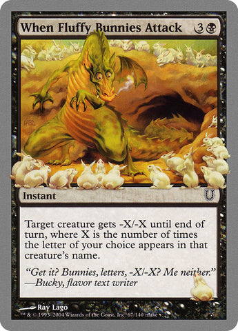 When Fluffy Bunnies Attack [Unhinged] - The Mythic Store | 24h Order Processing