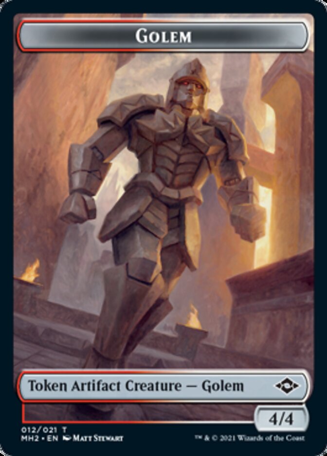 Golem // Treasure (21) Double-Sided Token [Modern Horizons 2 Tokens] - The Mythic Store | 24h Order Processing