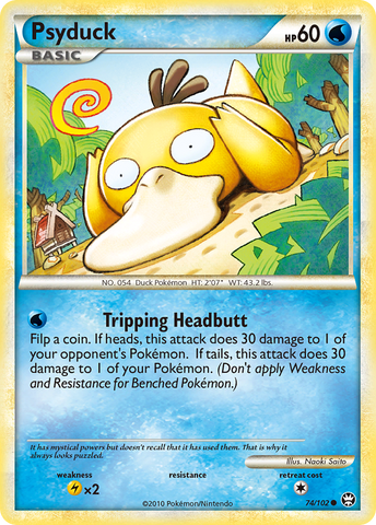 Psyduck (74/102) [HeartGold & SoulSilver: Triumphant] - The Mythic Store | 24h Order Processing
