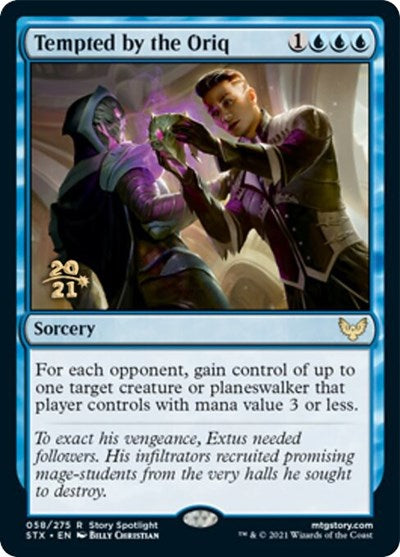Tempted by the Oriq [Strixhaven: School of Mages Prerelease Promos] - The Mythic Store | 24h Order Processing