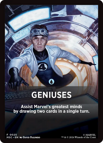 Geniuses Theme Card [Marvel Super Heroes Commander] - The Mythic Store | 24h Order Processing
