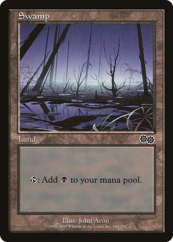 Swamp (340) [Urza's Saga] - The Mythic Store | 24h Order Processing