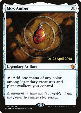 Mox Amber [Dominaria Prerelease Promos] - The Mythic Store | 24h Order Processing