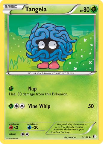 Tangela (5/149) [Black & White: Boundaries Crossed] - The Mythic Store | 24h Order Processing