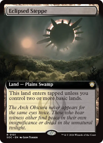 Eclipsed Steppe (Extended Art) [Secrets of Strixhaven Commander] - The Mythic Store | 24h Order Processing