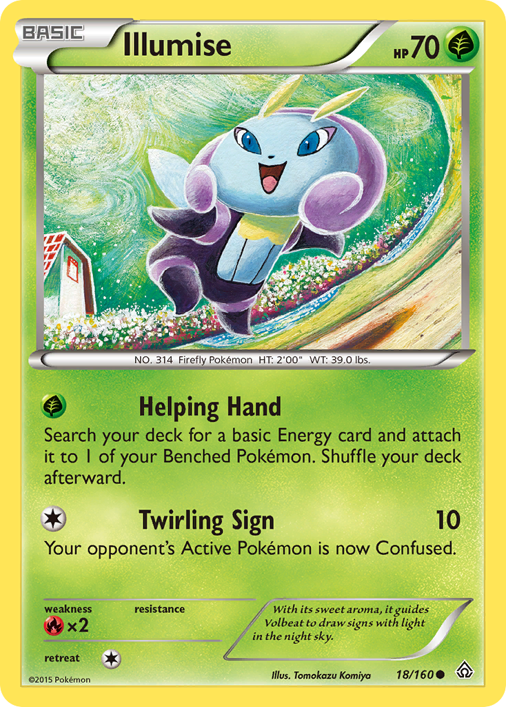 Illumise (18/160) [XY: Primal Clash] - The Mythic Store | 24h Order Processing