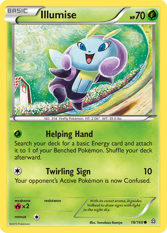 Illumise (18/160) [XY: Primal Clash] - The Mythic Store | 24h Order Processing