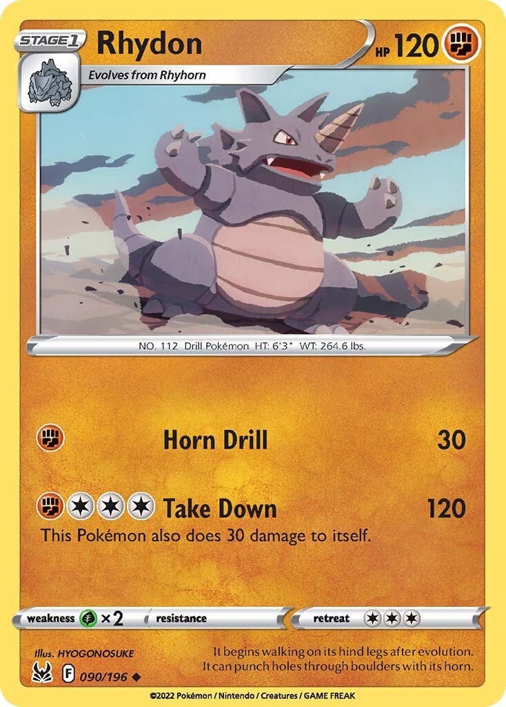 Rhydon (090/196) [Sword & Shield: Lost Origin] - The Mythic Store | 24h Order Processing