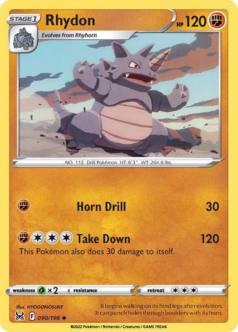 Rhydon (090/196) [Sword & Shield: Lost Origin] - The Mythic Store | 24h Order Processing