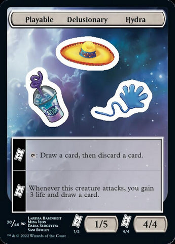 Playable Delusionary Hydra [Unfinity Stickers] - The Mythic Store | 24h Order Processing