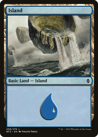 Island (258) [Battle for Zendikar] - The Mythic Store | 24h Order Processing