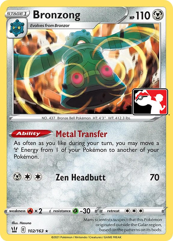 Bronzong (102/163) [Prize Pack Series One] - The Mythic Store | 24h Order Processing
