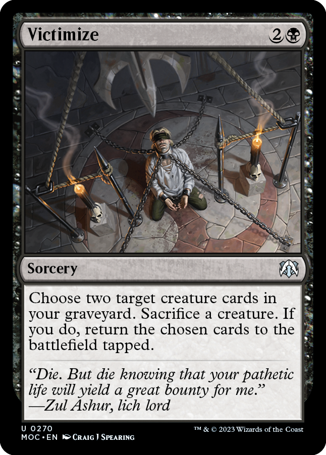 Victimize [March of the Machine Commander] - The Mythic Store | 24h Order Processing